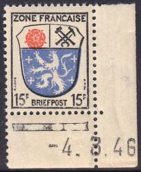 1945  Freimarke mit Druckdatum