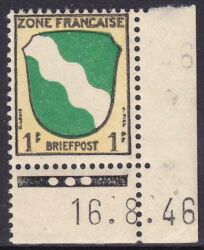 1945  Freimarke mit Druckdatum