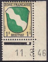 1945  Freimarke mit Druckdatum