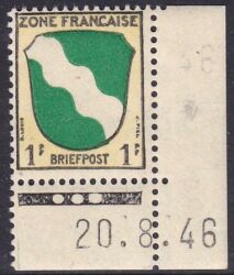 1945  Freimarke mit Druckdatum