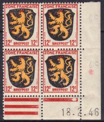 1945  Freimarke mit Druckdatum
