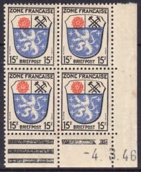 1945  Freimarken mit Druckdatum