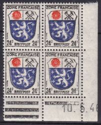 1945  Freimarken mit Druckdatum
