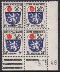 1945  Freimarken mit Druckdatum