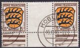 1945  Freimarken mit Zwischensteg