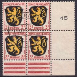 1945  Freimarken mit Maschinennummer