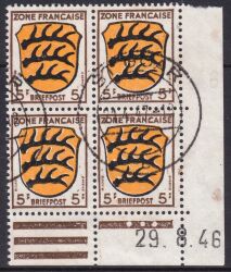 1945  Freimarken mit Druckdatum