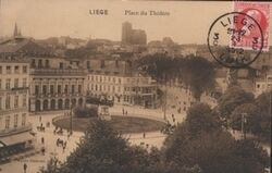 Belgien - Liege , Place du Theatre