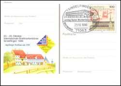 1998  Intern. Briefmarkenbörse in Sindelfingen