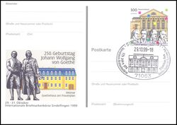 1999  Intern. Briefmarkenbrse in Sindelfingen