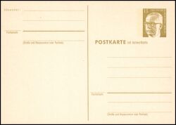 1972  Gustav Heinemann - Postkarte