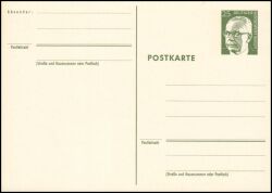 1971  Gustav Heinemann - Postkarte