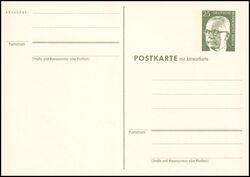1971  Gustav Heinemann - Doppelkarte