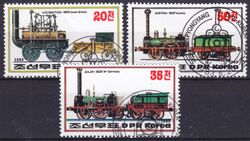 Korea-Nord 1983  Lokomotiven