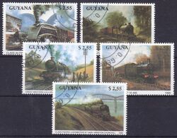 Guyana 1990  Dampflokomotiven