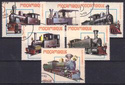 Mocambique 1979  Alte Dampflokomotiven