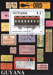 Guyana 1989  Eisenbahn