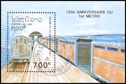 Laos 1993  130 Jahre U-Bahnen