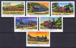 Grenada-Grenadinen 1999  Lokomotiven aus aller Welt