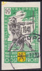 Belgien - 1941  Flämische Legion - Symbolische Darstellungen