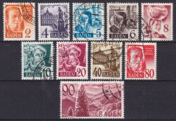 1948  Freimarken: Persönlichkeiten u. Ansichten III