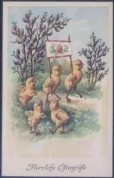 Herzliche Ostergrüße - Kücken
