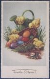 Frohe Ostern - Kücken mit Osternest