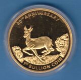 Afrika Krügerrand - 40 Jahre Erste Bullionmünze