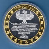 Quadriga mit Deutschlandfarben - Nationalhymne