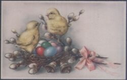 Kücken im Osternest