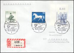 1969  Mischfrankatur auf R-Brief