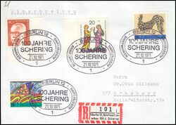 1971  Mischfrankatur auf R-Brief