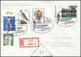 1973  Mischfrankatur auf R-Brief
