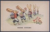 Osterkarte - Hasen