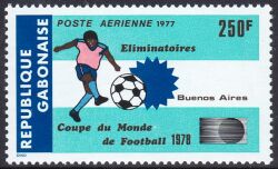 Gabun 1977  Fußballweltmeisterschaft 1978 in Argentinien