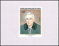 Kongo 1982  Franklin D. Roosevelt, 32. Präsident der USA