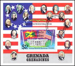 Grenada-Grenadinen 1975  200 Jahre Unabhngigkeit der USA