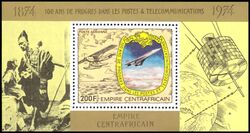 Zentralafrika 1978  100 Jahre Post- und Fernmeldewesen: Concorde