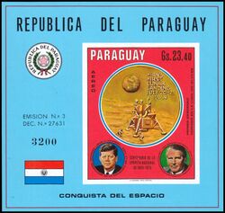 Paraguay 1970  Erste bemannte Mondlandung