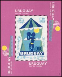 Uruguay 1974  Land des Tourismus