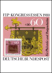 1980  Maximumkarte - FIP-Kongress