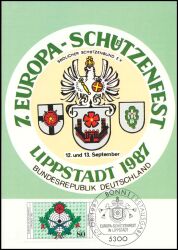 1987  Maximumkarte - Europa-Schtzenfest