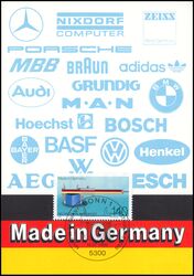 1988  Maximumkarte - Made in Germany