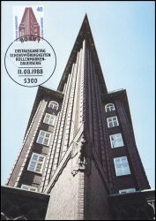 1988  Maximumkarten - Freimarken: Sehenswürdigkeiten