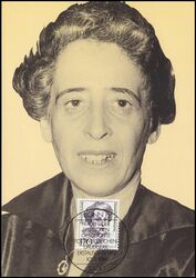 1988  Maximumkarte - Hannah Arendt