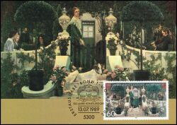 1989  Maximumkarte - Künstlerdorf Worpswede