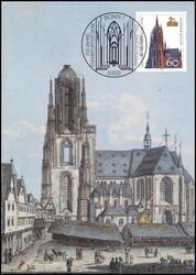 1989  Maximumkarte - Dom Frankfurt