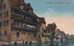 Nrnberg - Alte Huser an der Pegnitz