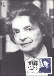 1991  Maximumkarte - Nelly Sachs