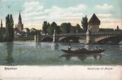 Konstanz - Rheinbrücke mit Münster